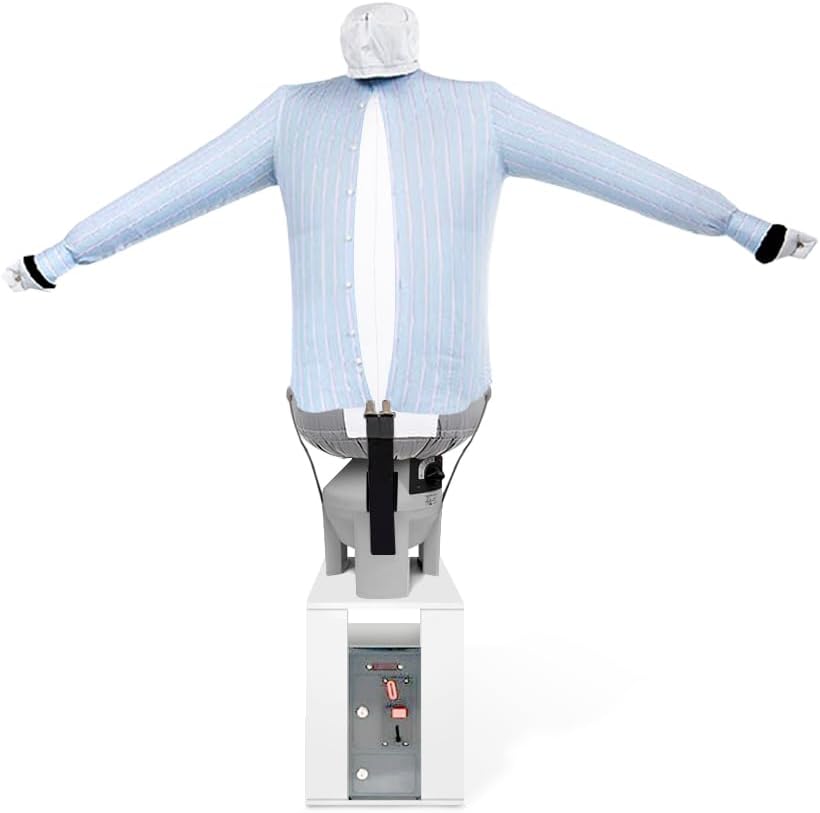 Le mannequin de repassage a surface permeable a la vapeur, avec une conception limitant le bruit