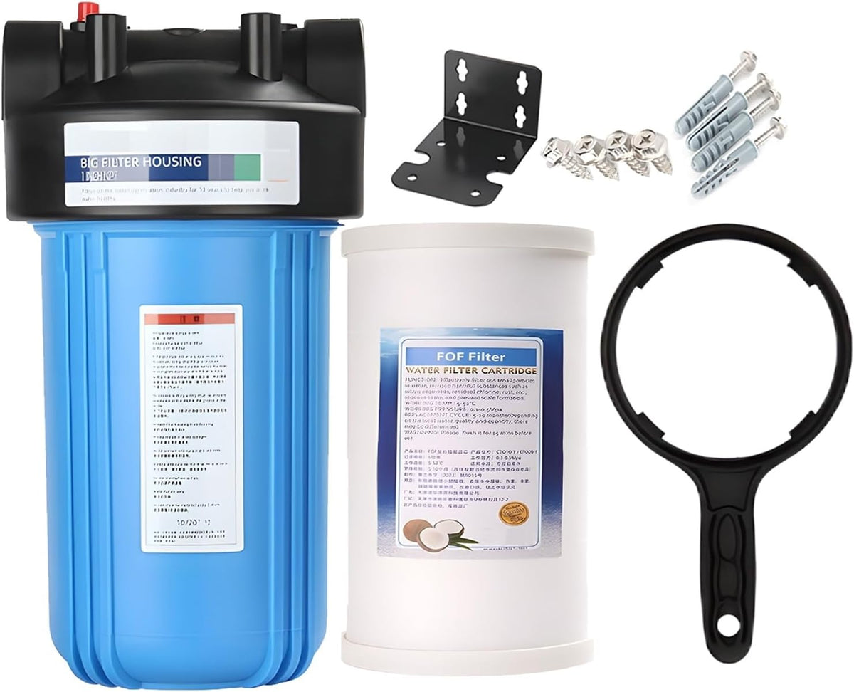 Le dispositif de filtration associe un dispositif anticalcaire a une filtration au charbon actif
