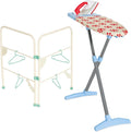 Cette table de repassage se presente en coloris blanc